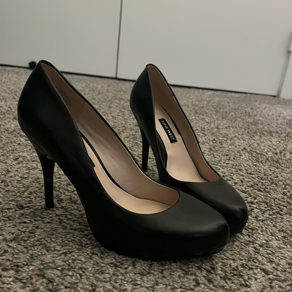 Nine West Kristal Classic Black Heels
